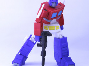 optimus prime articulated g1 transformers 3D-printmodel