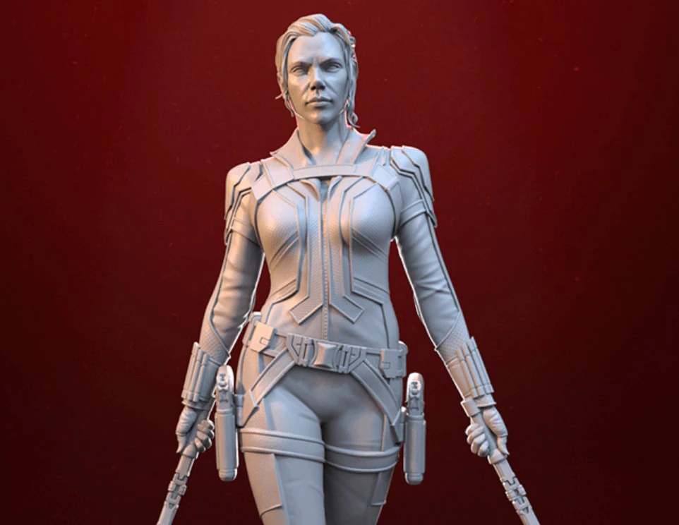 black widow 2021 - figure printable 3D Print Model .c4d .max .obj .3ds .fbx .stl .blend 