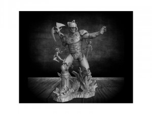 x-men vs sentinel diorama 3 - printable 3D प्रिंट मॉडल
