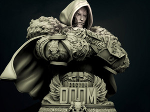 dr doom - printable bust 3D Print Model