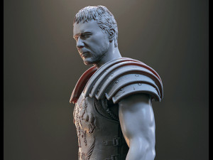 maximus decimus meridius - the gladiator - printable statue 3D प्रिंट मॉडल