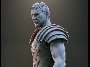 maximus decimus meridius - the gladiator - printable statue 3D Print Model