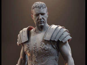 maximus decimus meridius - the gladiator - printable statue 3D प्रिंट मॉडल