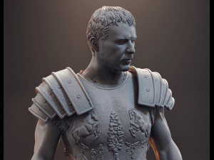maximus decimus meridius - the gladiator - printable statue 3D प्रिंट मॉडल