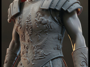 maximus decimus meridius - the gladiator - printable statue 3D प्रिंट मॉडल