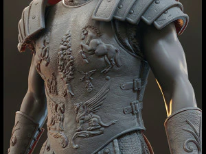 maximus decimus meridius - the gladiator - printable statue 3D Print Model