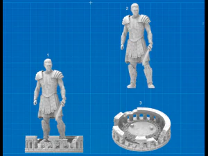 maximus decimus meridius - the gladiator - printable statue 3D Print Model