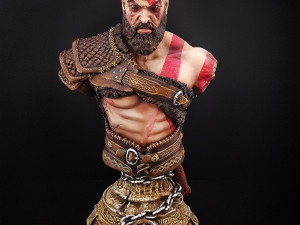 kratos - bust printable 3D Print Model
