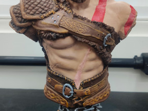 kratos - bust printable 3D Print Model