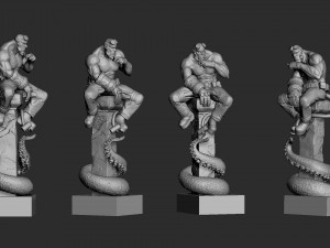 hellboy fanart - figure printable 3D 打印模型