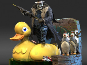 the penguin - batman returns 1992 printable 3D Принт Модель