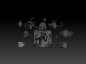the penguin - batman returns 1992 printable 3D Принт Модель