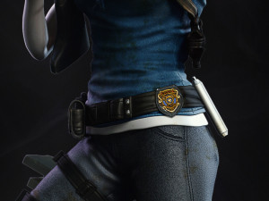jill valentine - resident evil 3 - printable statue Modelo de Impressão 3D