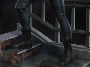jill valentine - resident evil 3 - printable statue Modelo de Impressão 3D