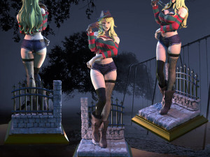 freida kruegger - printable figure 3D 打印模型