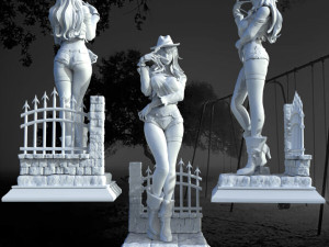 freida kruegger - printable figure 3D 打印模型