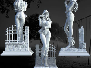freida kruegger - printable figure 3D Print Model