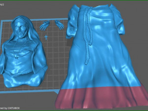 the nun - valak - figure printable 3D-Druckmodell
