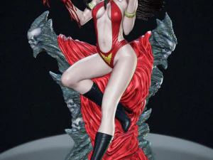 Vampirella - diorama para imprimir Modelo de Impressão 3D