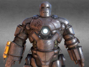 Impress&atilde;o 3D do Homem de Ferro Mark 1 Modelo de Impressão 3D