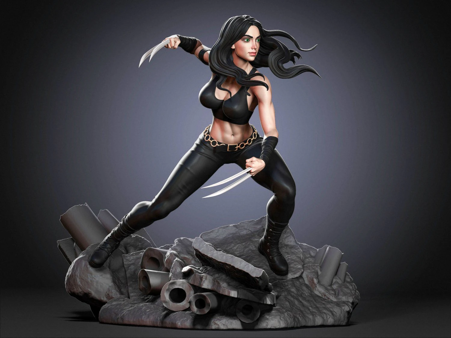 X-23 3D Print Model 3D Print Model .c4d .max .obj .3ds .fbx .stl .blend 