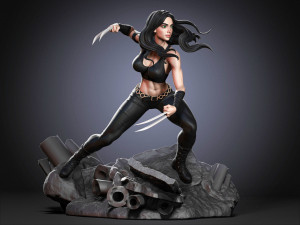 X-23 3D Print Model 3D Print Model