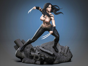 X-23 3D Print Model 3D Print Model