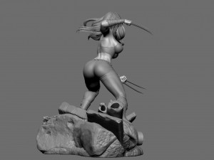 X-23 3D Print Model 3D Print Model