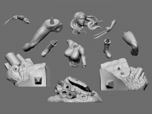 X-23 3D Print Model 3D Print Model