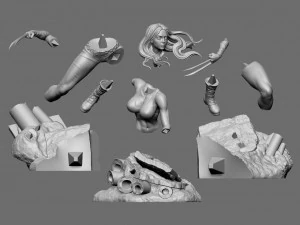 X-23 3D Print Model 3D Print Model