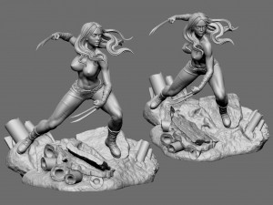 X-23 3D Print Model 3D Print Model