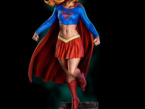 슈퍼걸 피규어 인쇄 가능 3D 프린트 모델