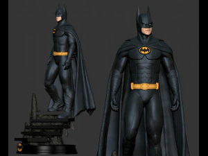 Batman Michael Keaton - Diorama para impress&atilde;o Modelo de Impressão 3D