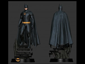 Batman Michael Keaton - Diorama Printable 3D Baskı Modeli