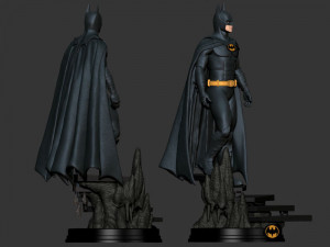 Batman Michael Keaton - Diorama Printable 3D Baskı Modeli