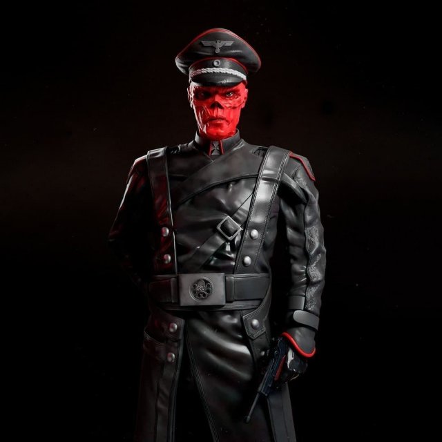 Red Skull - Marvel Avengers - Figure Printable Model Cetak 3D .c4d .max .obj .3ds .fbx .stl .blend 