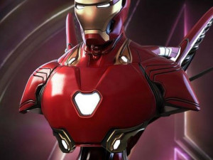 IRON MAN BUST MK 50 - LIFE SIZE 3D Print Model