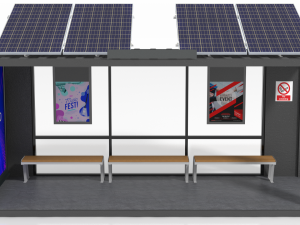 20 feet container bus stop Modèle 3D