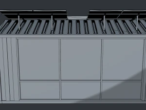 20 feet container bus stop 3D Model