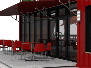 container wine bar Modelo 3D
