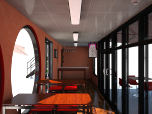 container wine bar Modelo 3D