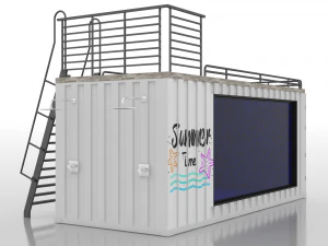 container swimming pool 3D Model
