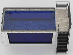 container swimming pool 3D-Modell