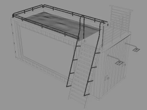 container swimming pool 3D Model