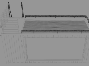 container swimming pool 3D-Modell