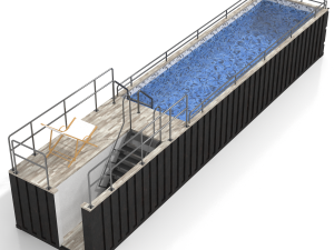 container swimming pool 3D Model