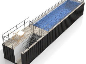 контейнерный бассейн 3D Модель