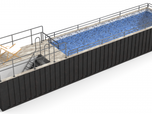 container swimming pool 3D 模型