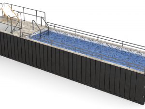 container swimming pool 3D 模型