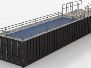 container swimming pool 3D 模型